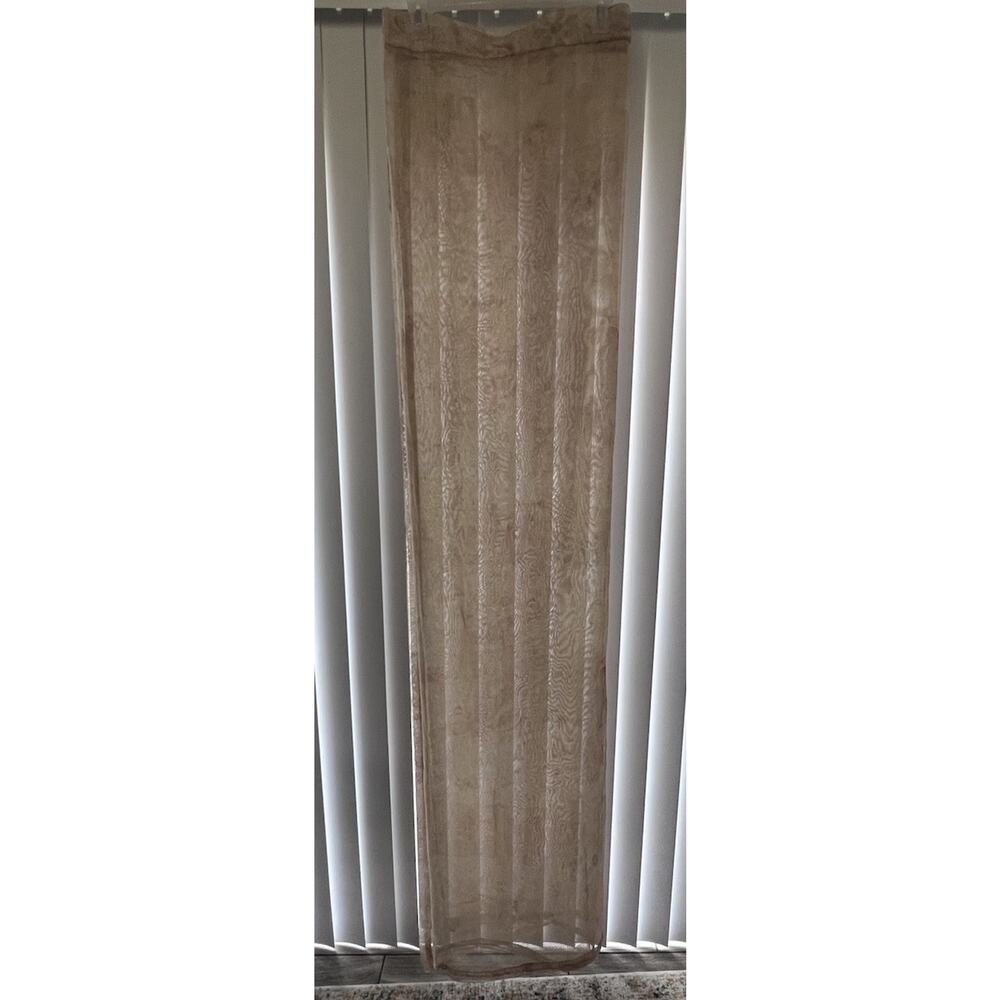 Vintage Charter Club Butterfly Floral Sheer Metallic Shower Curtain Fairy Core
